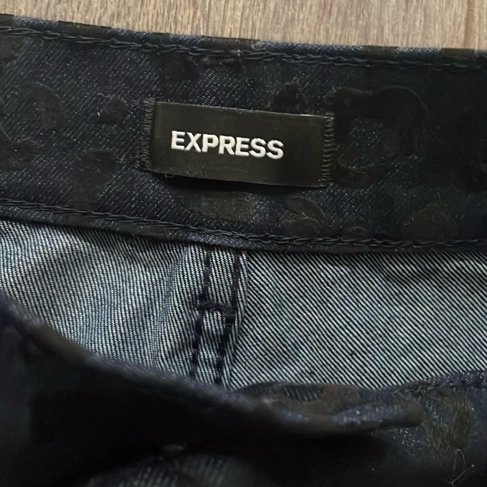 Express leopard pattern jeans - Picture 5 of 6